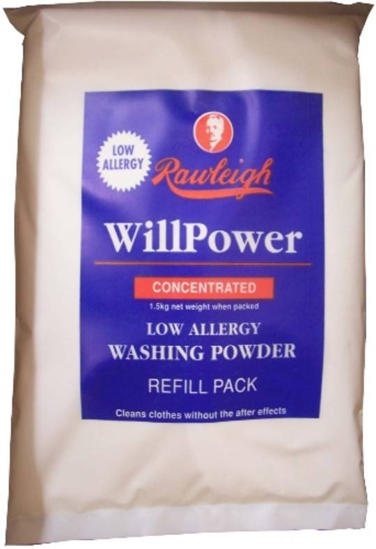 Will Power Low Allergy Washing Powder - 1.5kg refill